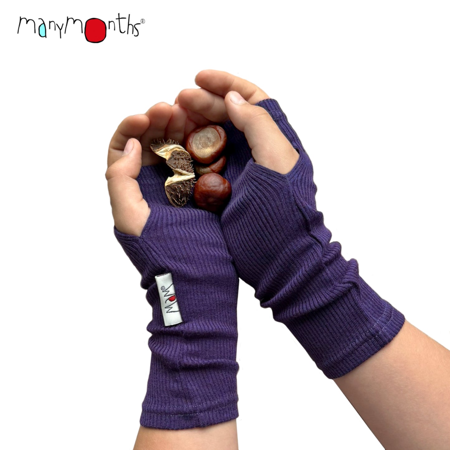 MaM/ManyMonths Natural Woollies Long Fingerless Mittens