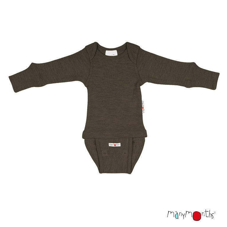 ManyMonths Natural Woollies Body/Shirt Long Sleeves