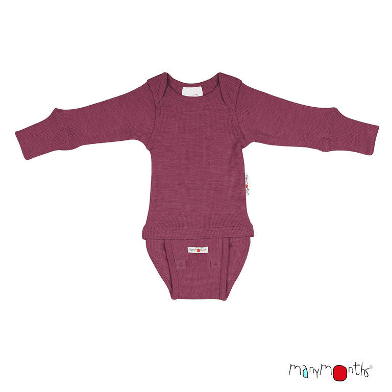 ManyMonths Natural Woollies Body/Shirt Long Sleeves