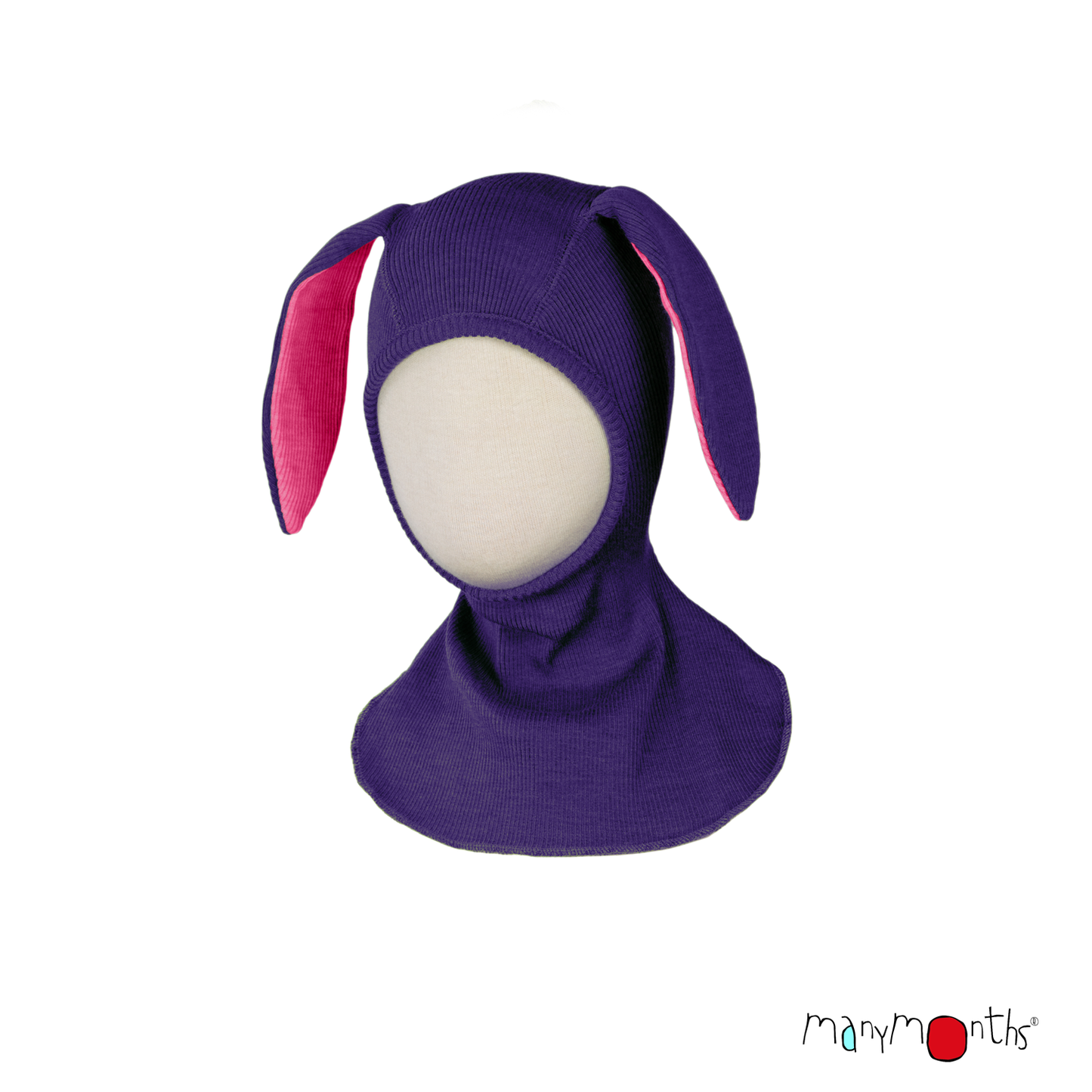 ManyMonths Natural Woollies Bunny Hood UNiQUE