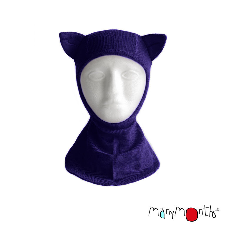 ManyMonths Natural Woollies Elephant Hood with Kitty Ears UNiQUE