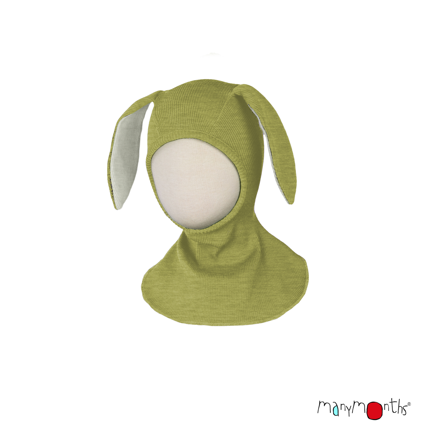 ManyMonths Natural Woollies Bunny Hood UNiQUE