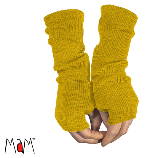 MaM Natural Woollies Long Fingerless Mittens
