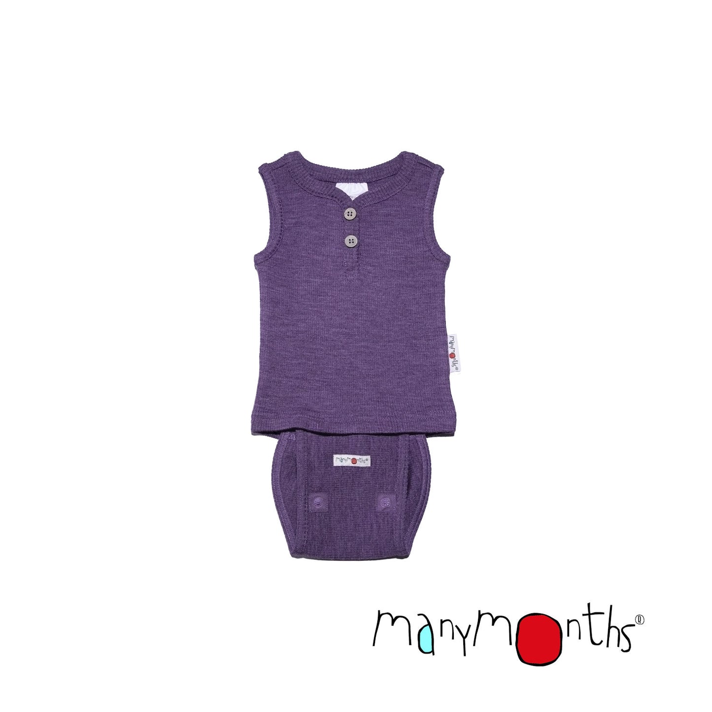 ManyMonths Natural Woollies Body/Shirt Sleeveless
