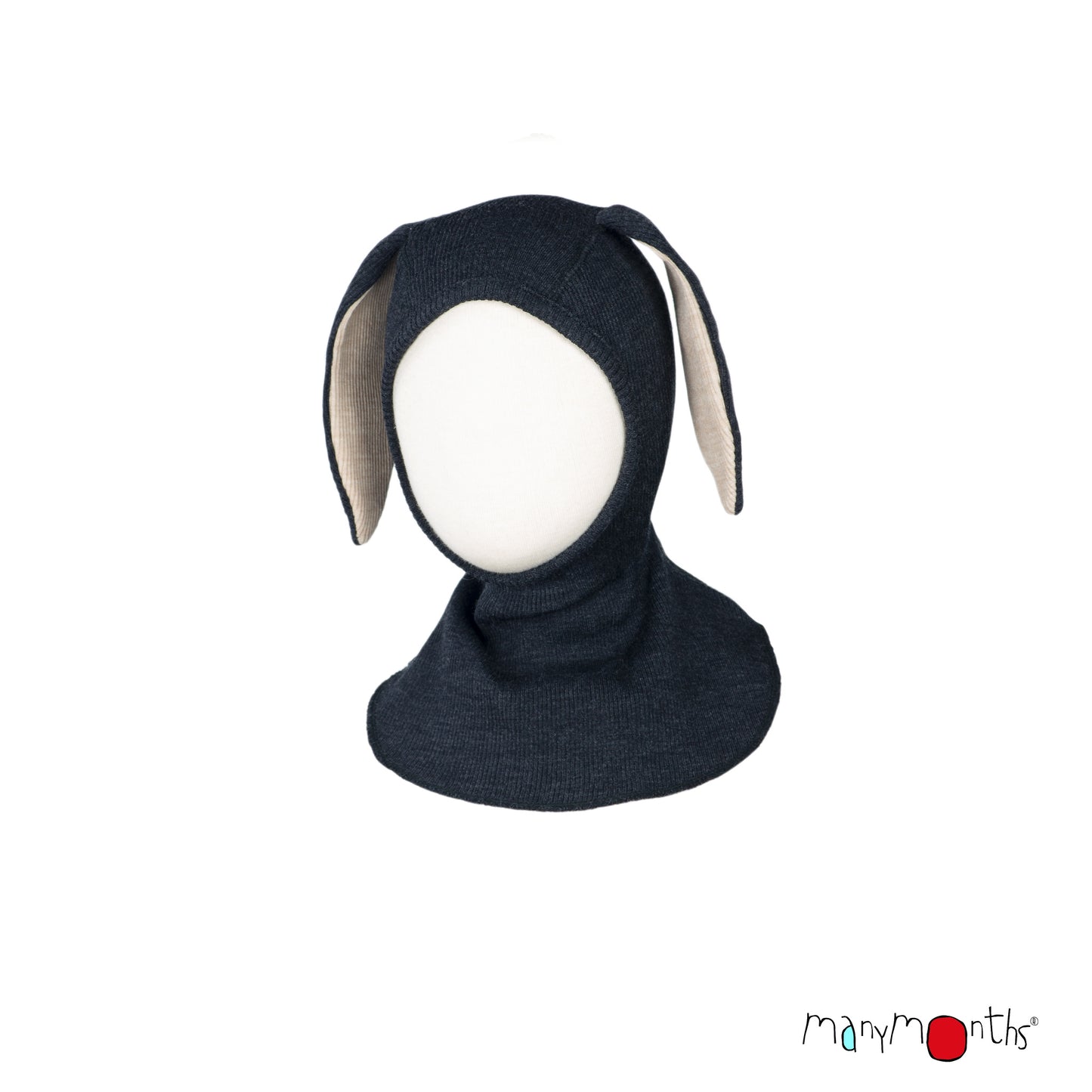 ManyMonths Natural Woollies Bunny Hood UNiQUE