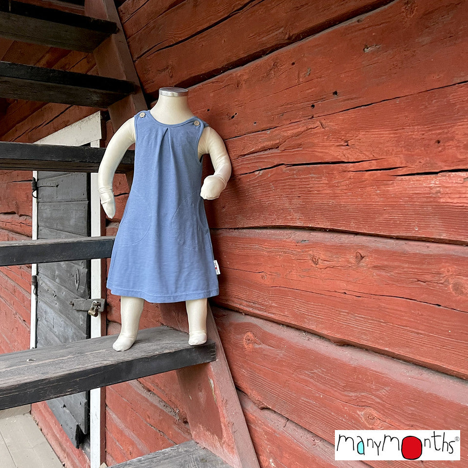 ManyMonths ECO Hempies Adjustable Sleeveless Tunic Dress with Pockets