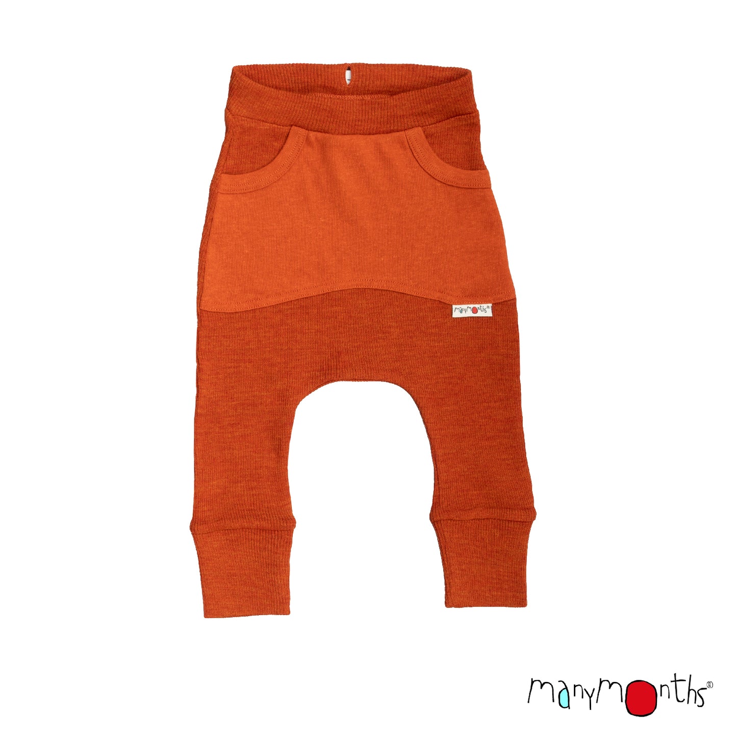 ManyMonths Natural Woollies Kangaroo Trousers with Big Pocket