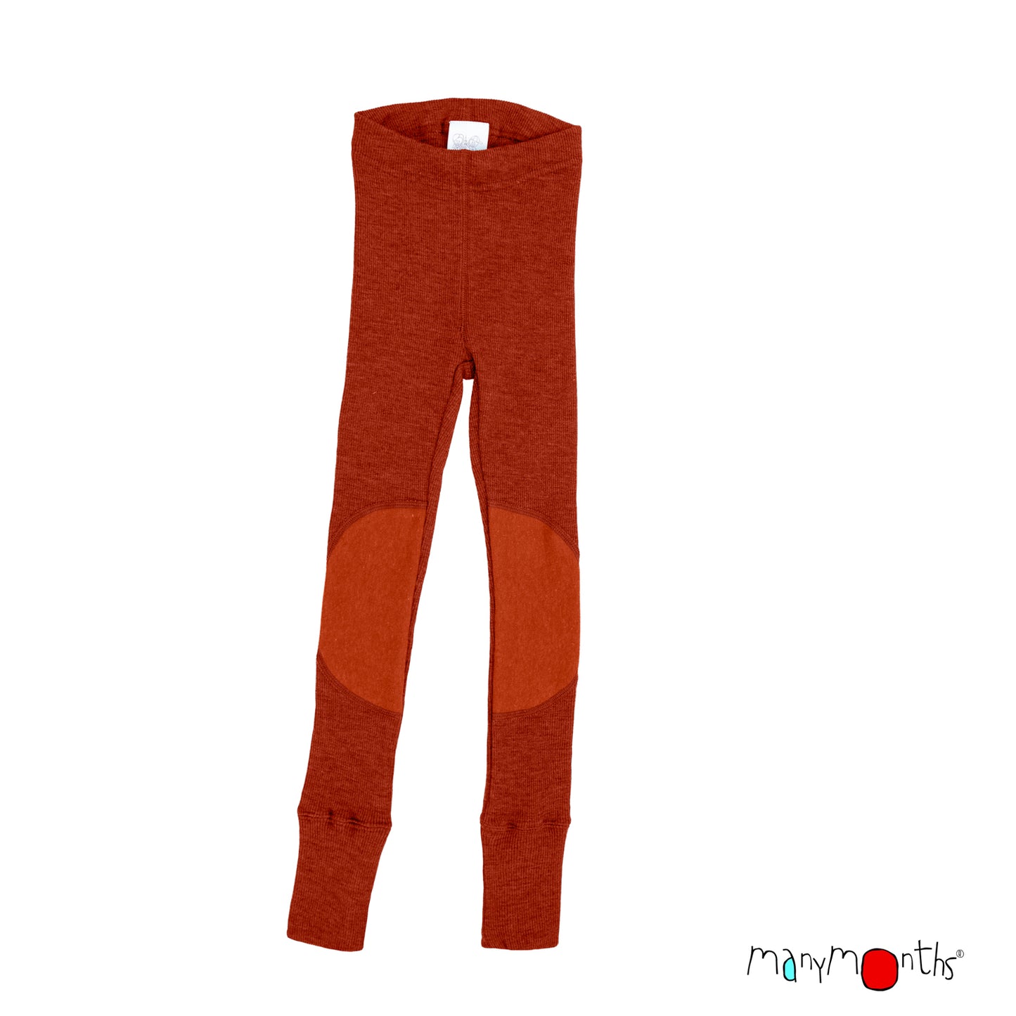 ManyMonths Natural Woollies Unisex Leggings with Knee Patches