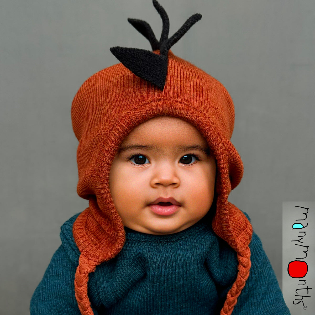ManyMonths Natural Woollies Dino (Earflap) Beanie UNiQUE