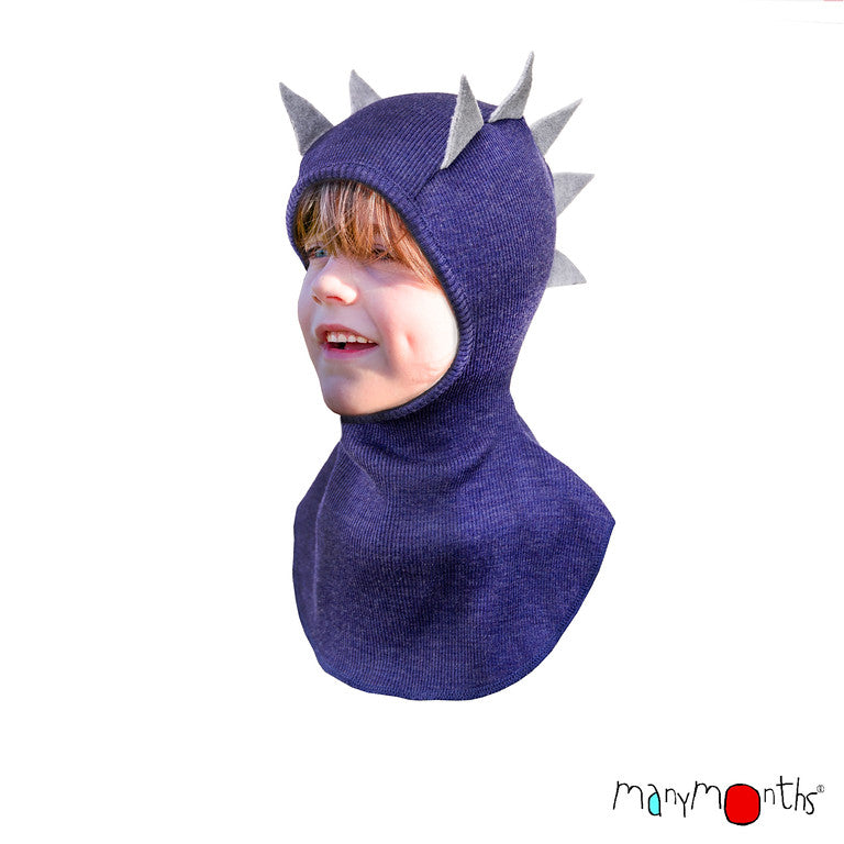 ManyMonths Natural Woollies Dino Hood UNiQUE
