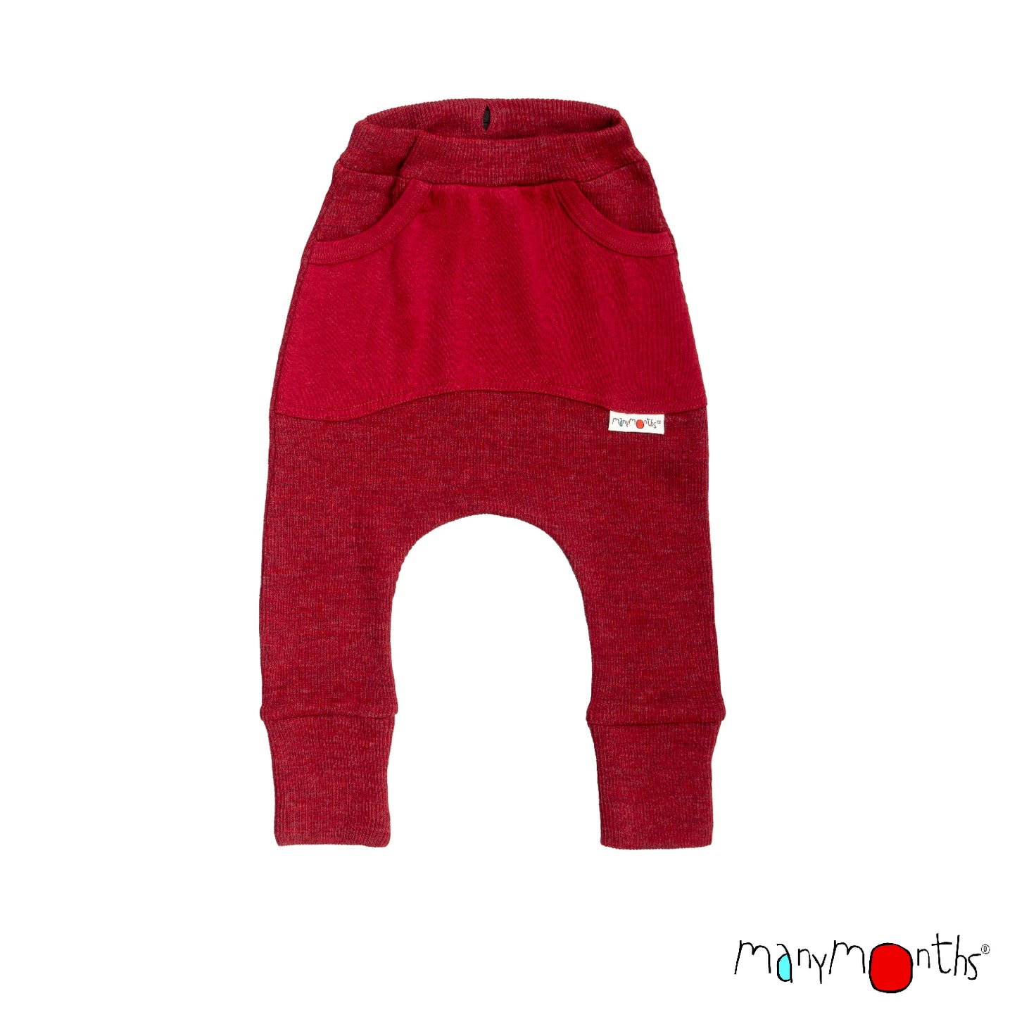 ManyMonths Natural Woollies Kangaroo Trousers with Big Pocket
