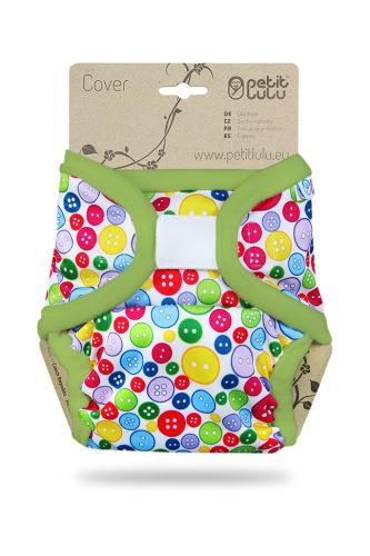 Petit Lulu One Size Prefold Cover mit PUL Laschen