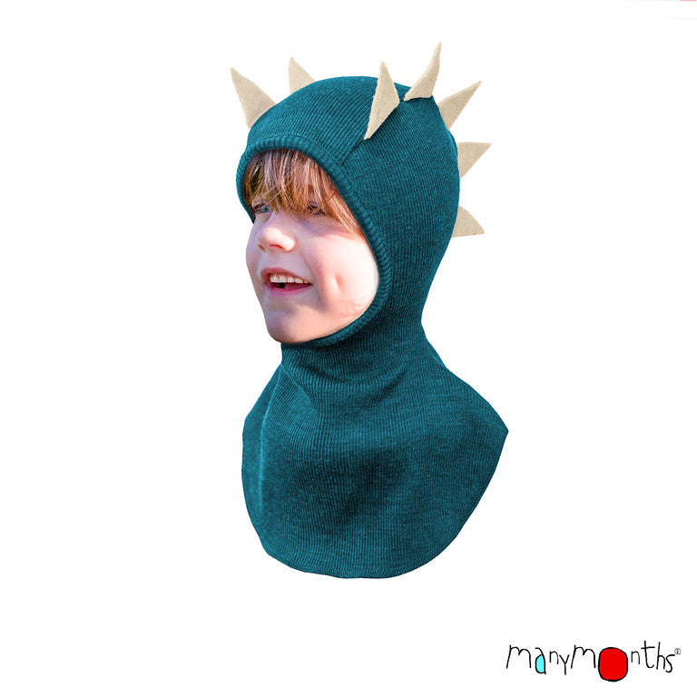 ManyMonths Natural Woollies Dino Hood UNiQUE
