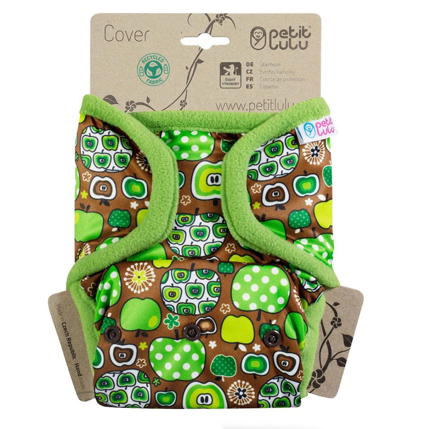 Petit Lulu One Size Prefold Cover mit PUL Laschen