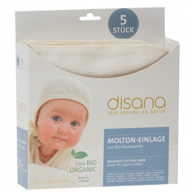 Disana Molton-Einlage 40x40cm (5 Stück)