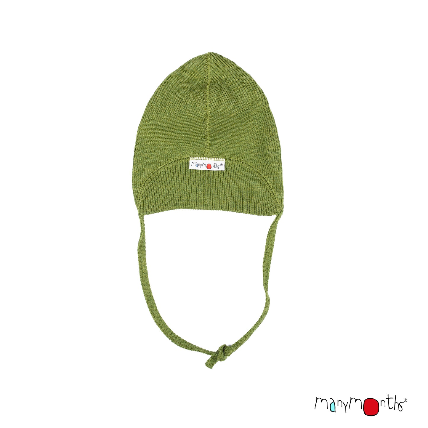 ManyMonths Natural Woollies Baby Cap with Straps