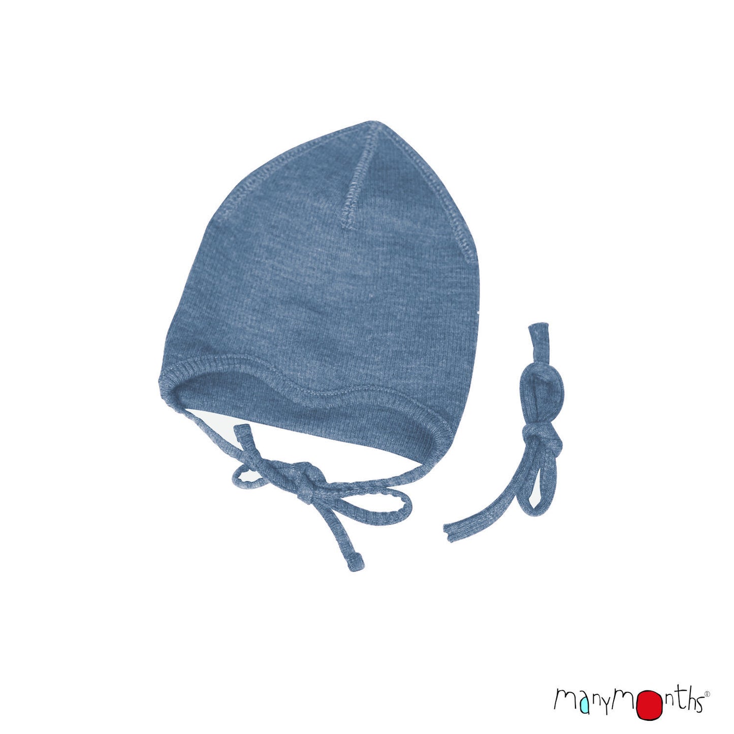 ManyMonths Natural Woollies Baby Cap with Straps