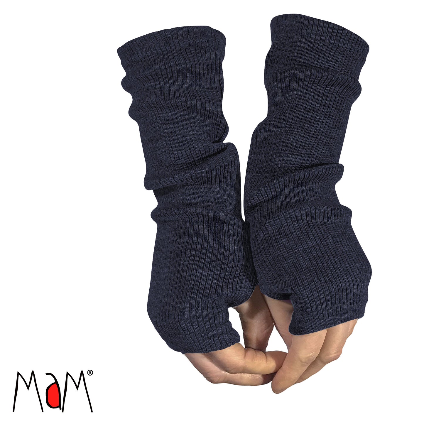 MaM Natural Woollies Long Fingerless Mittens