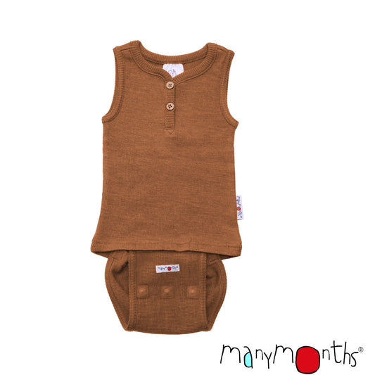 ManyMonths Natural Woollies Body/Shirt Sleeveless