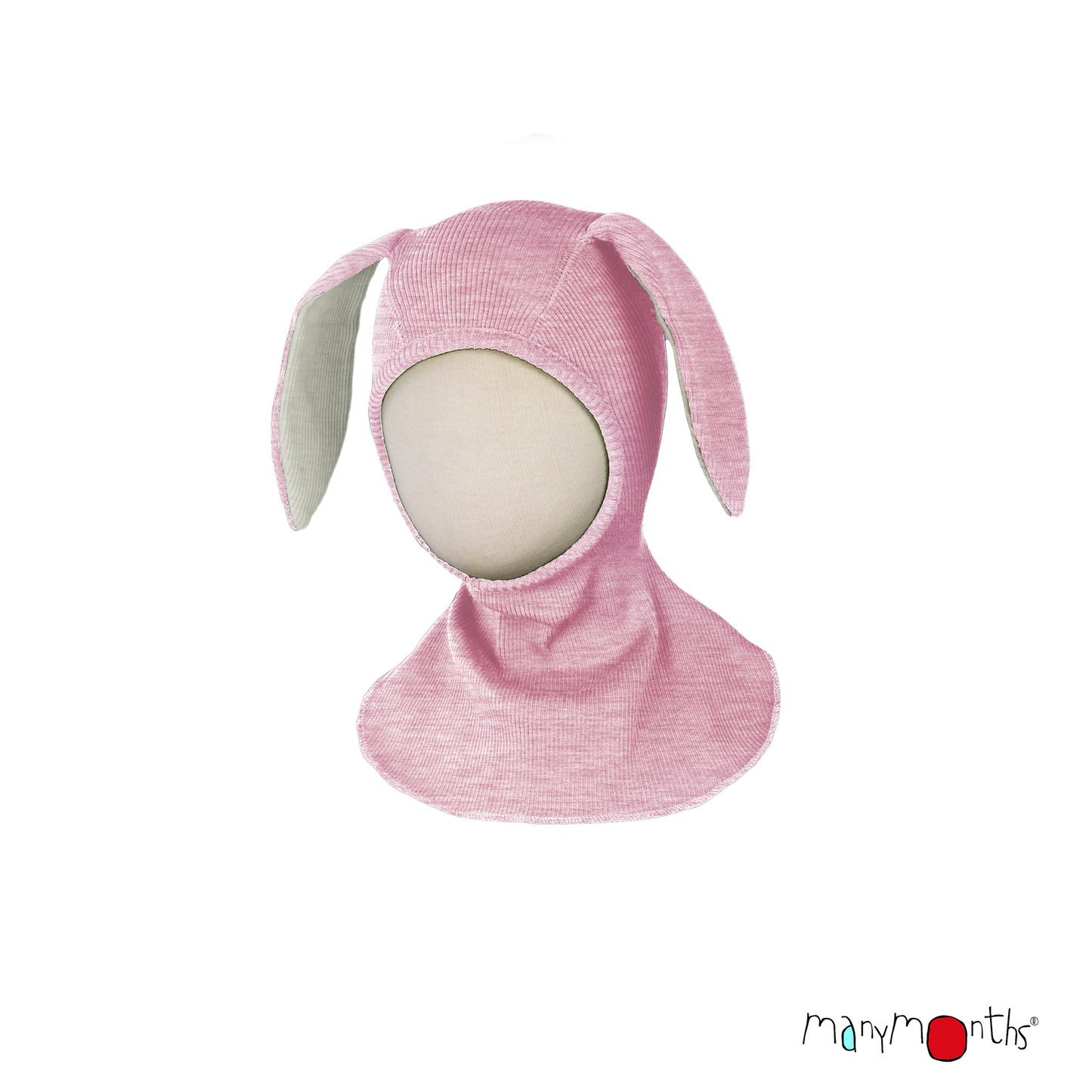 ManyMonths Natural Woollies Bunny Hood UNiQUE