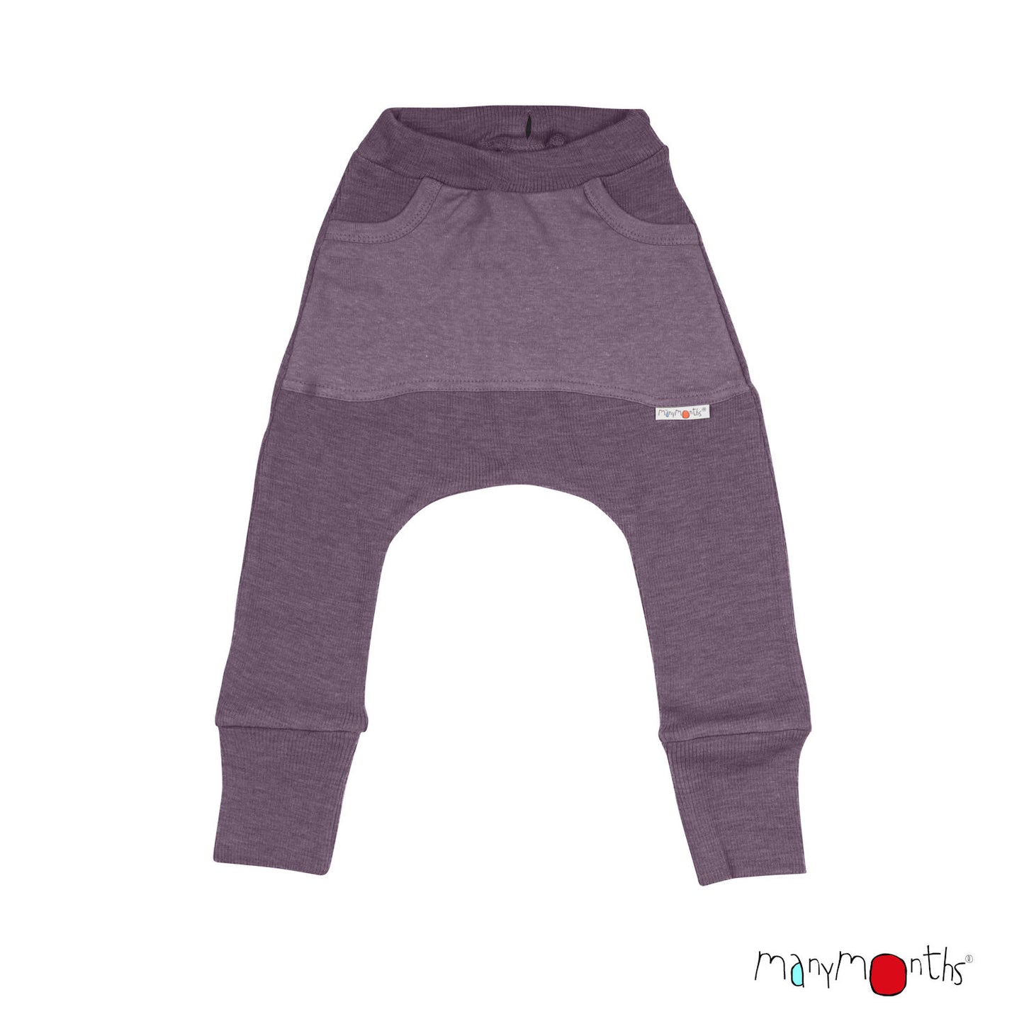 ManyMonths Natural Woollies Kangaroo Trousers with Big Pocket