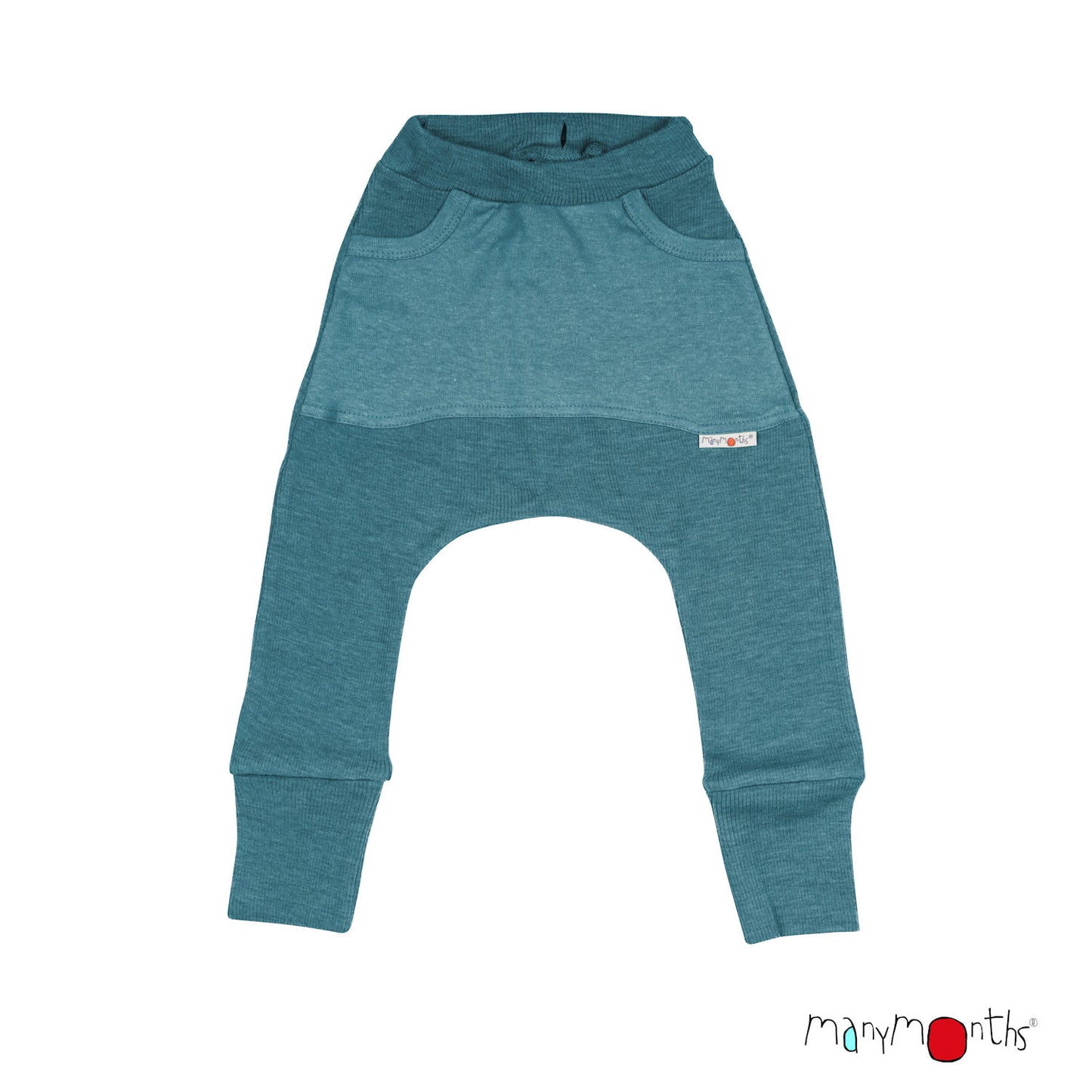 ManyMonths Natural Woollies Kangaroo Trousers with Big Pocket